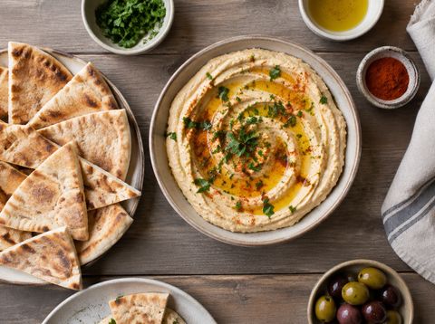 Silky Hummus & Warm Pita